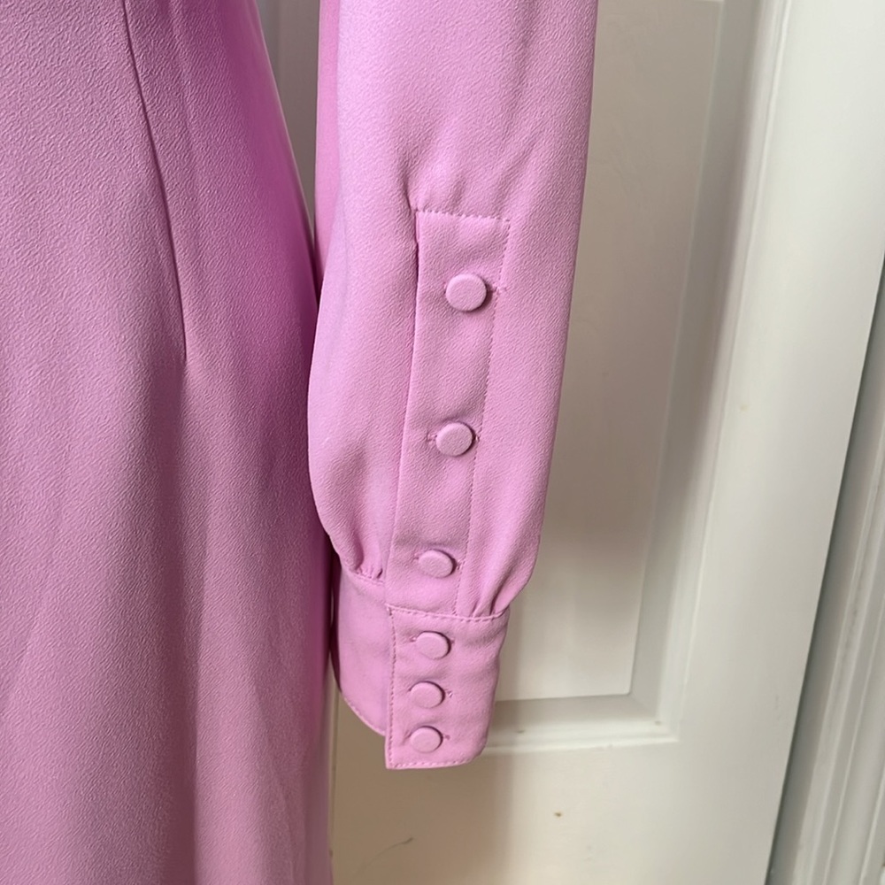 J. Crew long sleeve crepe 365 dress in soft mauve pink size 10. - Picture 11 of 12
